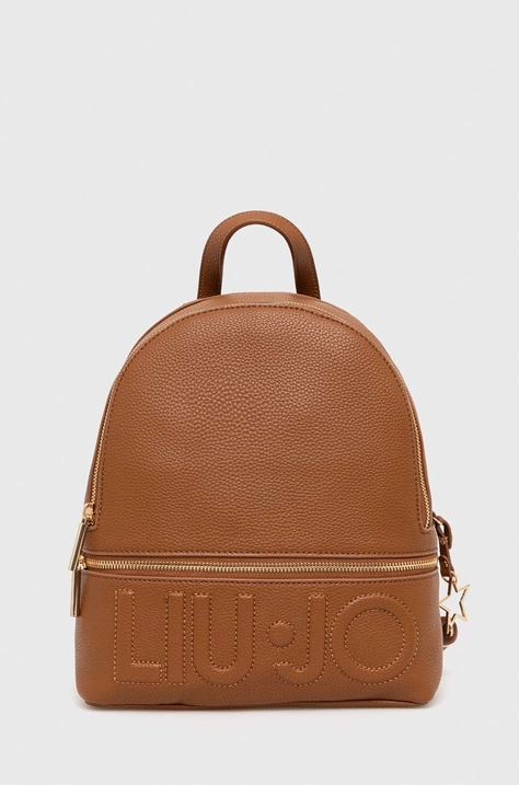 Liu Jo rucsac femei, culoarea maro, mic, neted