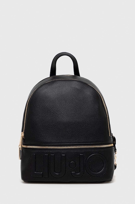 Liu Jo rucsac femei, culoarea negru, mic, neted