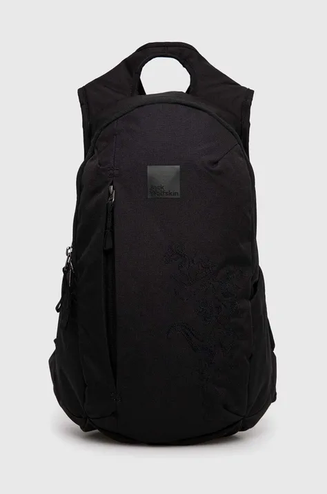Jack Wolfskin plecak ANCONA damski kolor czarny duży z aplikacją