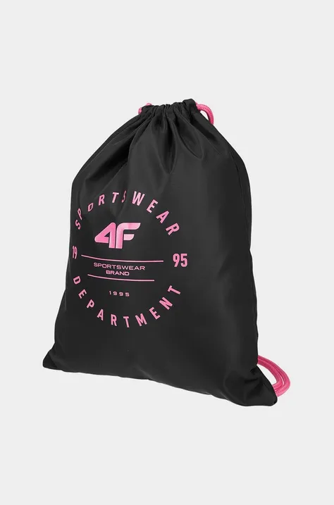 Дитячий рюкзак 4F колір чорний з принтом