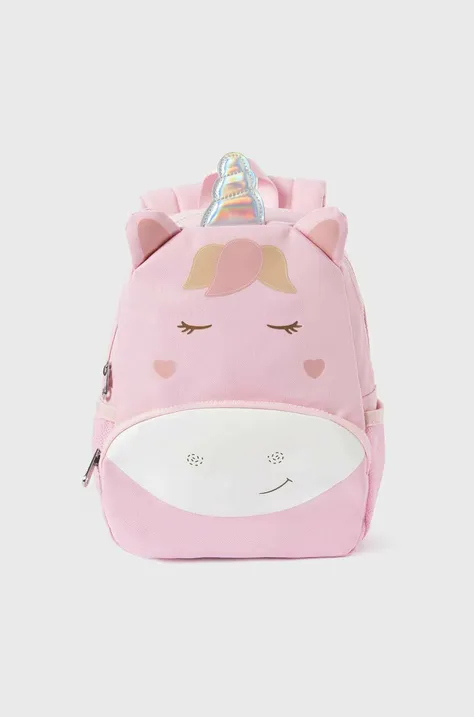 Детский рюкзак Mayoral Newborn цвет розовый маленький узорный