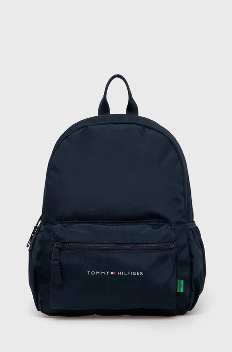 Detský ruksak Tommy Hilfiger tmavomodrá farba, veľký, jednofarebný