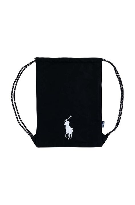 Детский рюкзак Polo Ralph Lauren цвет чёрный однотонный