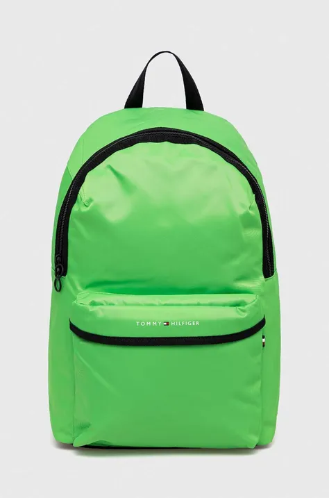 Рюкзак Tommy Hilfiger мужской цвет зелёный большой с принтом