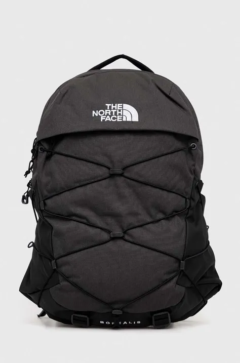 Рюкзак The North Face цвет серый большой с аппликацией NF0A52SEYLM1-YLM1