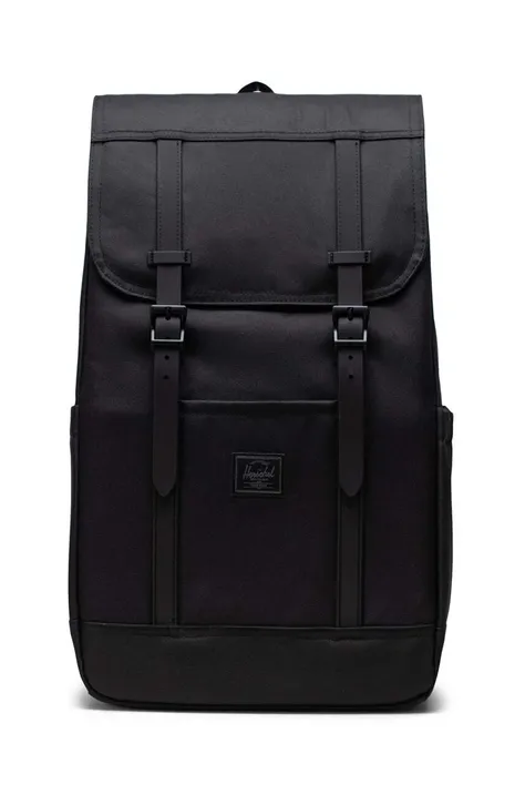 Herschel hátizsák 11397-05881-OS Retreat Backpack fekete, nagy, sima