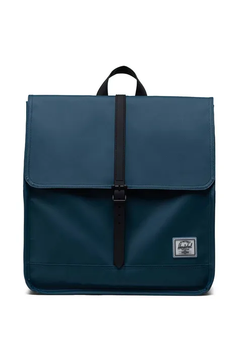Herschel plecak City Backpack kolor zielony duży gładki