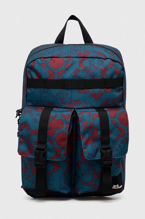 Jack Wolfskin plecak 10 kolor niebieski duży wzorzysty