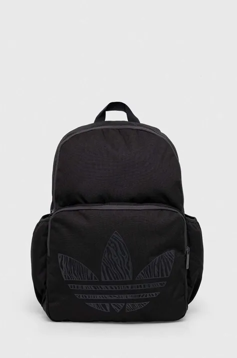 adidas Originals plecak kolor czarny duży z nadrukiem