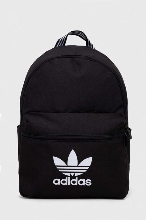 adidas Originals rucsac Adicolor culoarea negru, mare, cu imprimeu IJ0761