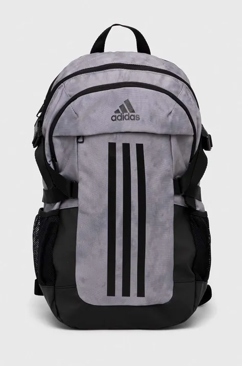 adidas Performance plecak kolor szary duży wzorzysty