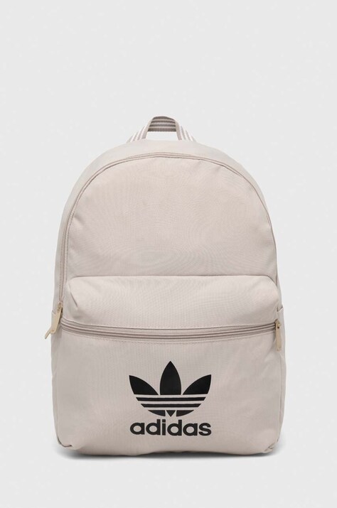 adidas Originals rucsac culoarea bej, mare, cu imprimeu