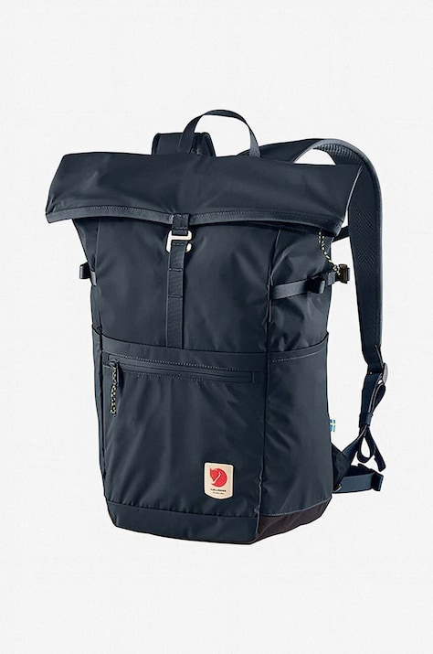 Раница Fjallraven в тъмносиньо голям размер с изчистен дизайн