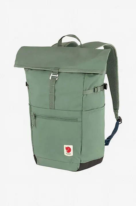 Fjallraven backpack High Coast Foldsack 24 green color F23222.614