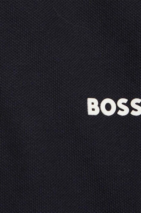 Дитяче бавовняне поло BOSS — фото 3