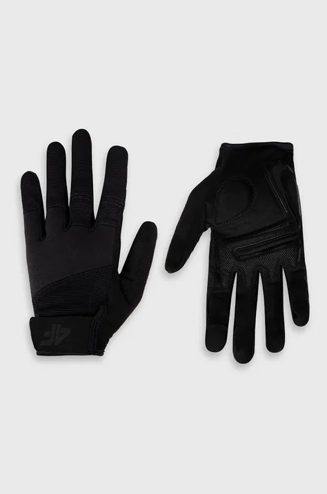 Ποδηλατικά γάντια 4F χρώμα: μαύρο
