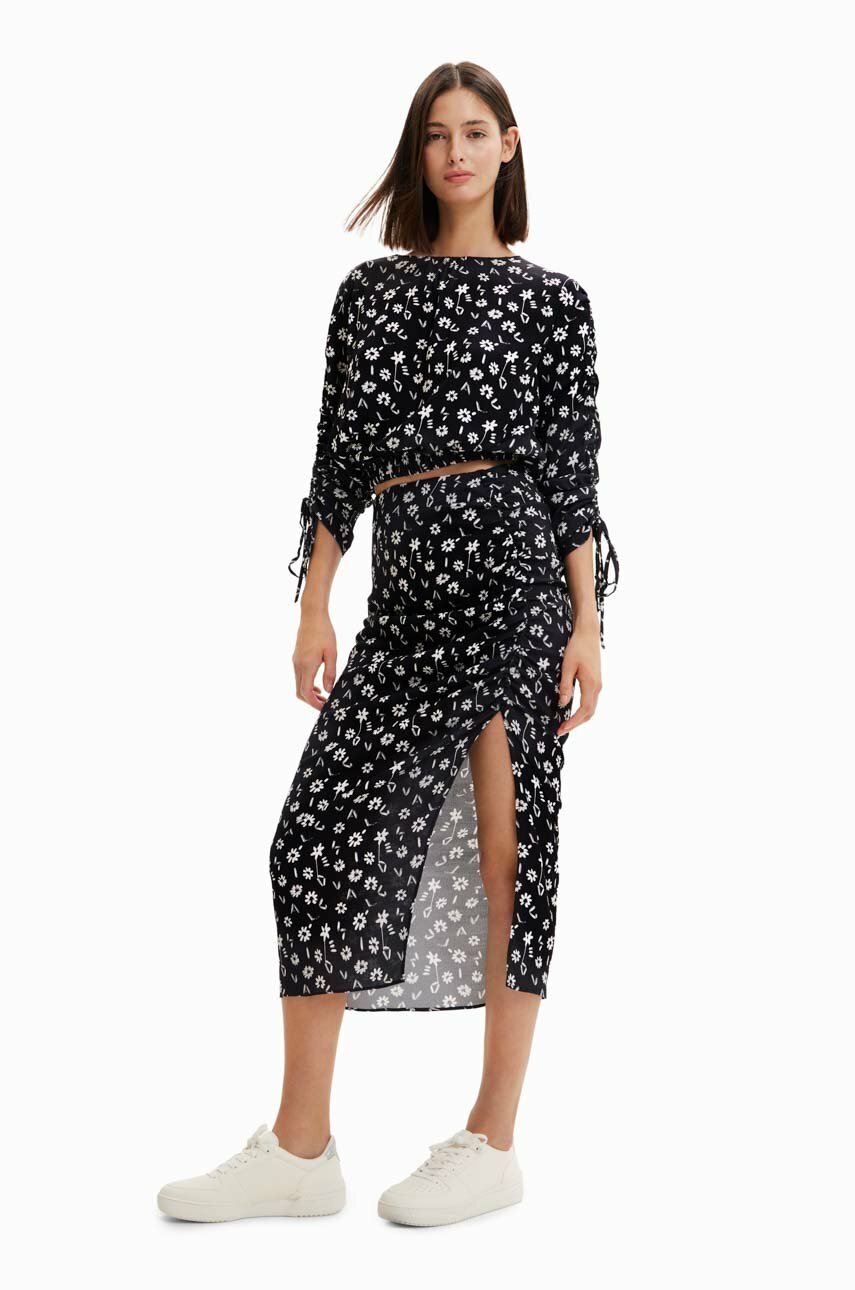 Sukn Desigual ern barva, midi
