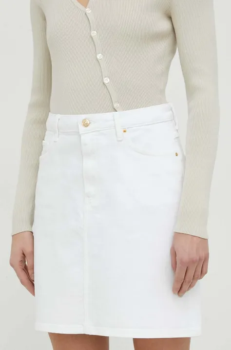 Παιδική φούστα Tommy Hilfiger χρώμα: άσπρο