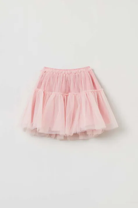 Παιδική φούστα OVS χρώμα: ροζ