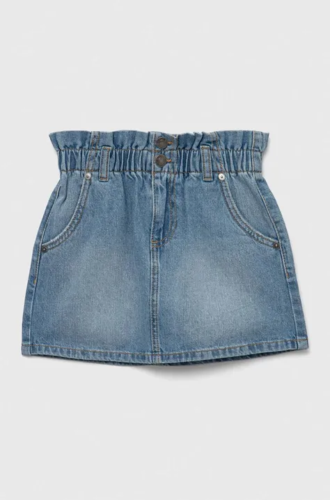 United Colors of Benetton fusta denim pentru copii mini, drept