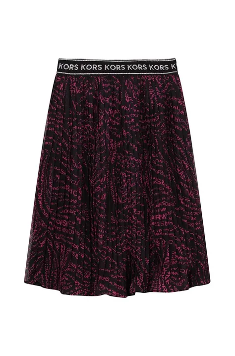 Детская юбка Michael Kors цвет чёрный midi прямая