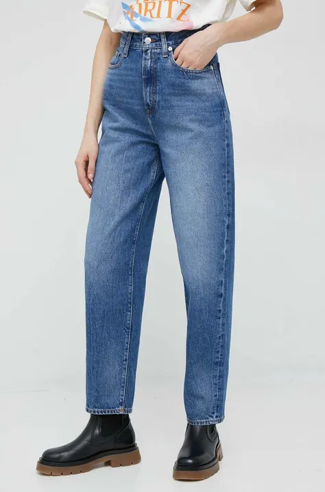 Tommy Hilfiger jeansy bawełniane damskie high waist