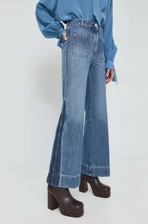 Victoria Beckham jeansy Alina damskie high waist