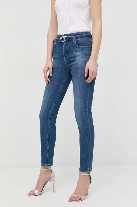 Pinko jeansy Susan damskie high waist