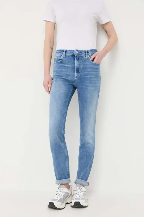 BOSS jeansy The Jackie damskie kolor niebieski