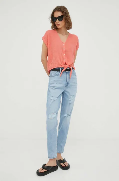 Levi's jeansy HIGH WAISTED MOM JEAN damskie high waist