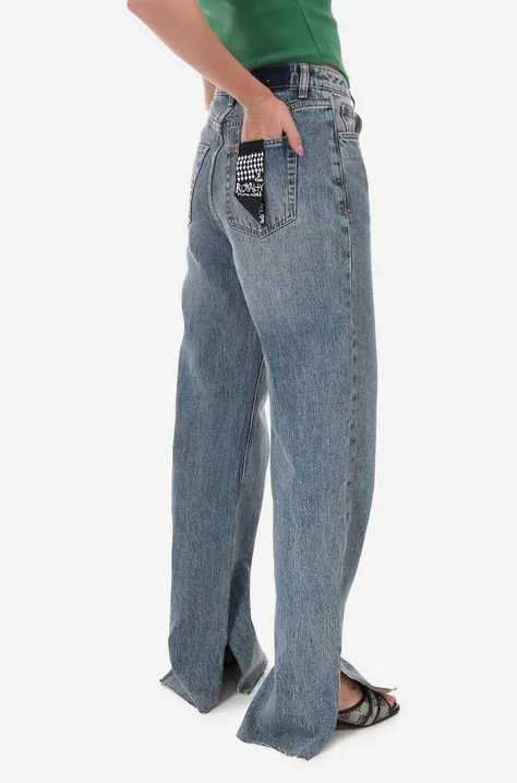 KSUBI jeansy Playback Haven Splits damskie high waist WPS23DJ001-DENIM