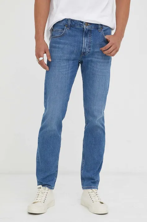 Lee jeansy Rider męskie kolor niebieski