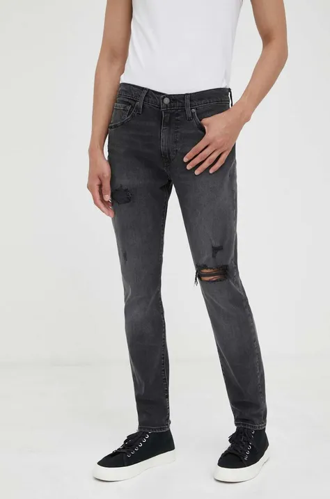 Levi's jeansy 512 SLIM TAPER męskie kolor szary
