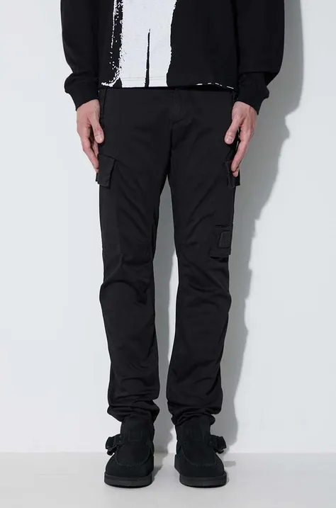C.P. Company spodnie męskie kolor czarny 12CMPA063A005694G999-BLACK