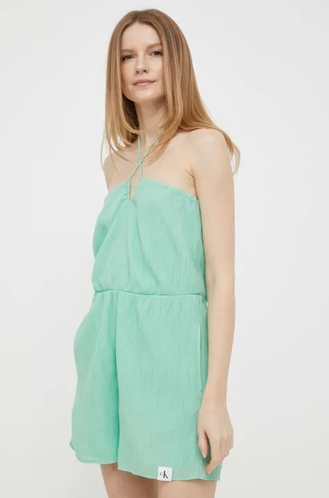 Ολόσωμη φόρμα Calvin Klein Jeans χρώμα: πράσινο