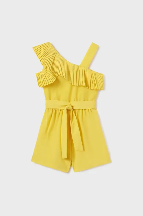 Παιδική ολόσωμη φόρμα Mayoral χρώμα: κίτρινο