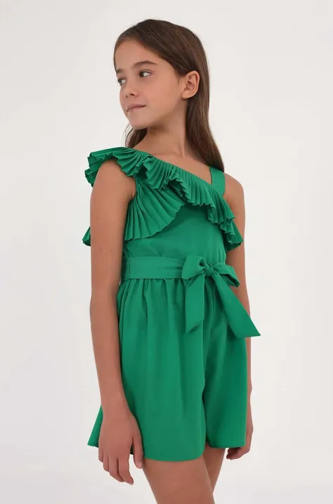Παιδική ολόσωμη φόρμα Mayoral χρώμα: πράσινο