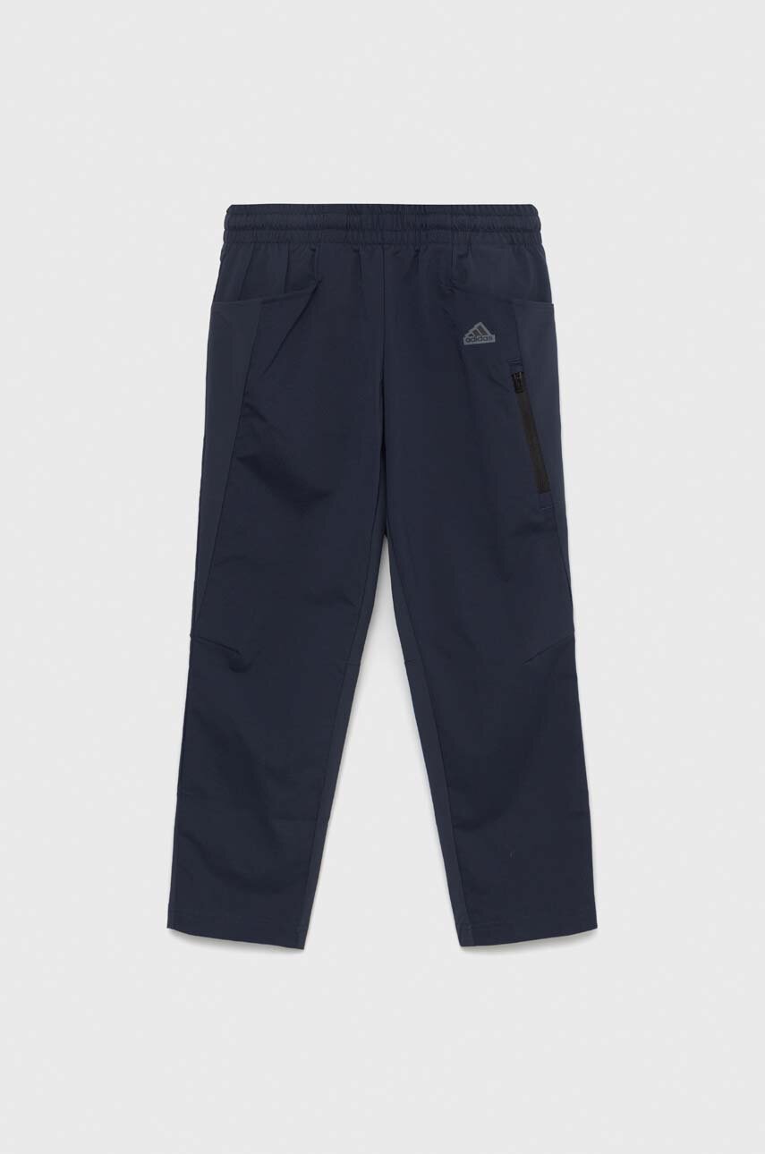 adidas spodnie dziecięce U CE DW kolor granatowy gładkie