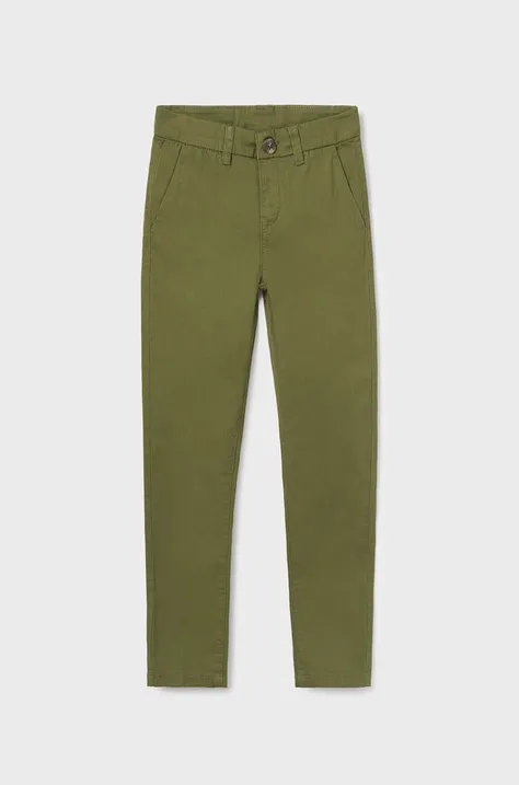 Otroške hlače Mayoral zelena barva