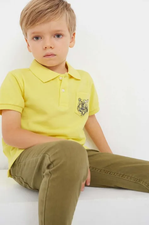 Παιδικό παντελόνι Mayoral χρώμα: πράσινο