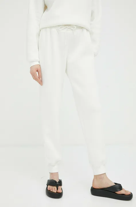 Спортивні штани Résumé жіночі колір білий меланж