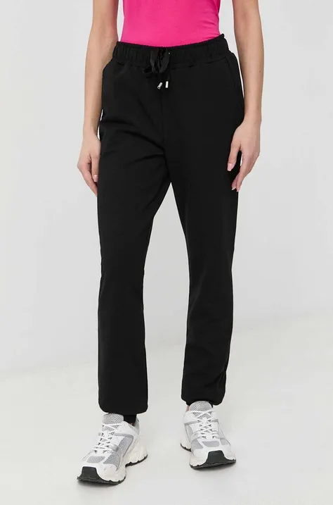 Спортивні штани Liu Jo колір чорний однотонні