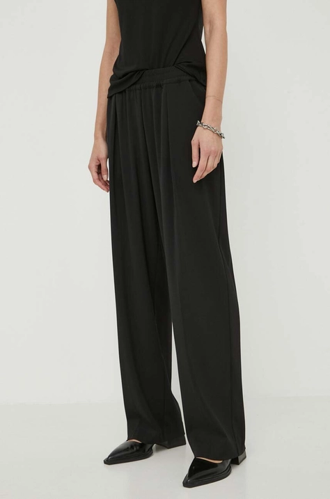 Samsoe Samsoe trousers women's black color