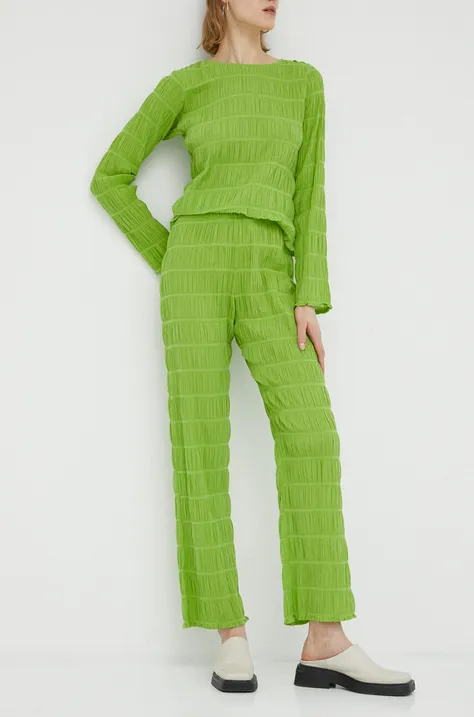 Résumé spodnie damskie kolor zielony