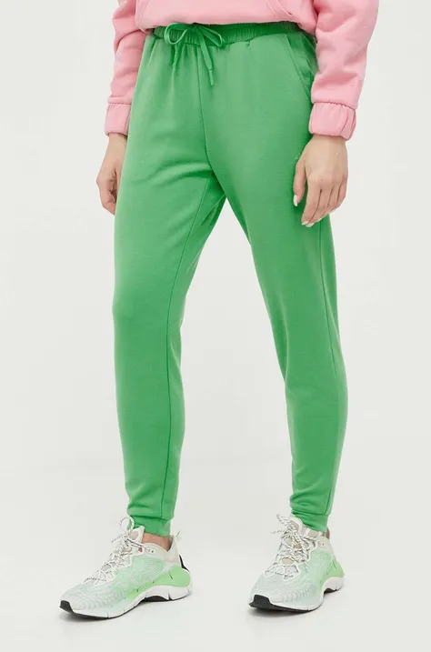 Спортивные штаны 4F цвет зелёный однотонные