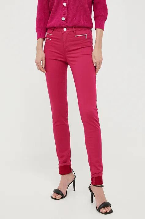 Παντελόνι Morgan χρώμα: ροζ