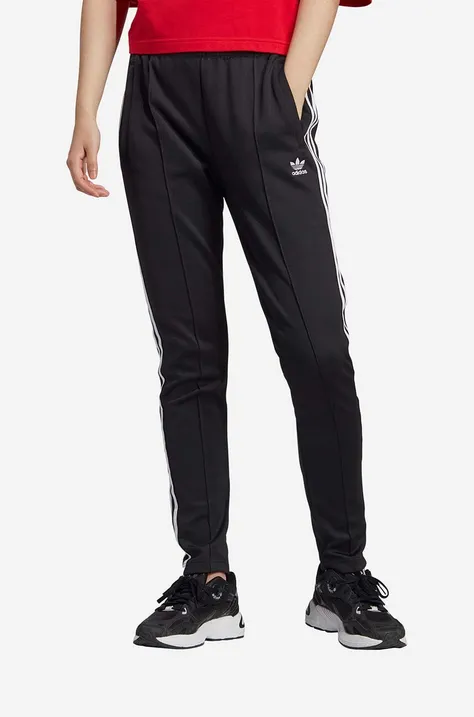 Спортен панталон adidas Originals в черно с апликация