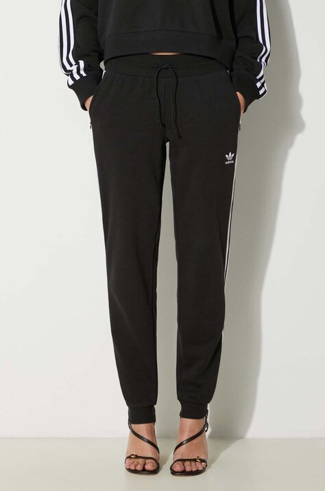 Παντελόνι φόρμας adidas Originals χρώμα μαύρο IB7455