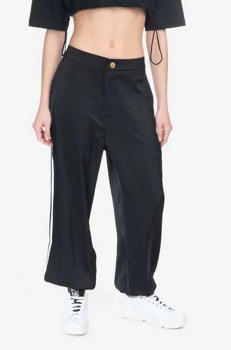 adidas Originals trousers Balloon Pant women's black color