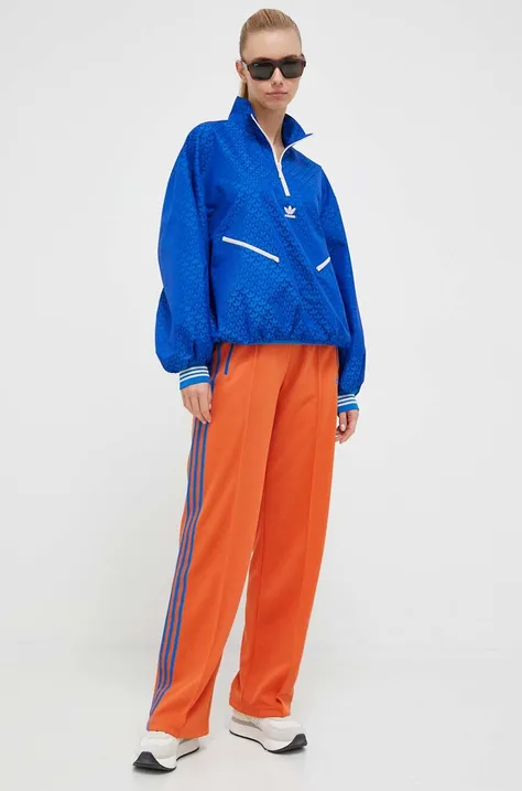 adidas Originals spodnie dresowe kolor pomarańczowy wzorzyste